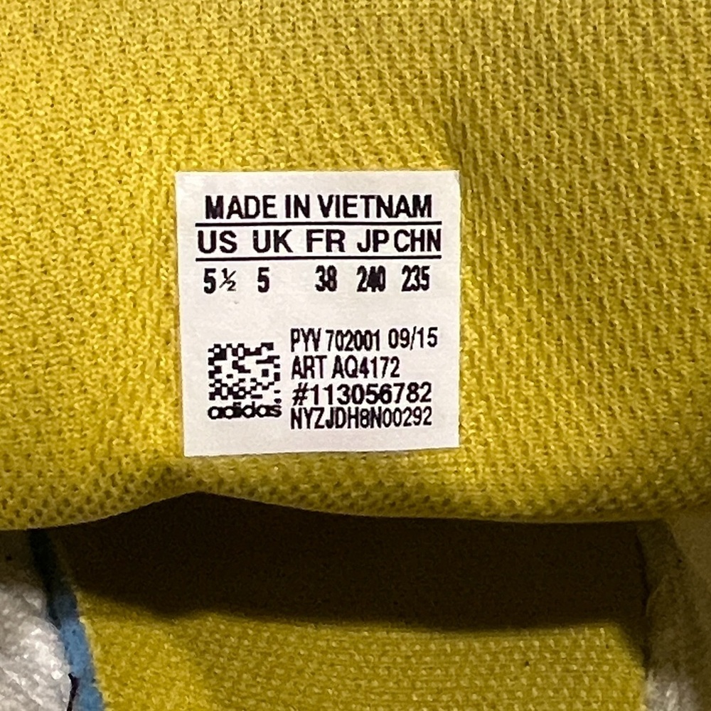 Adidas Superstar Shell Toe Yellow Sneaker Mens Sz 5.5 - Picture 14 of 16